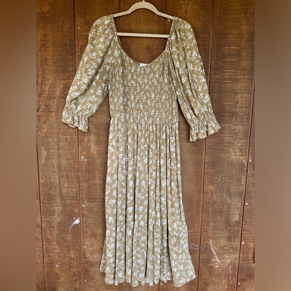 Neuflora brown floral dress